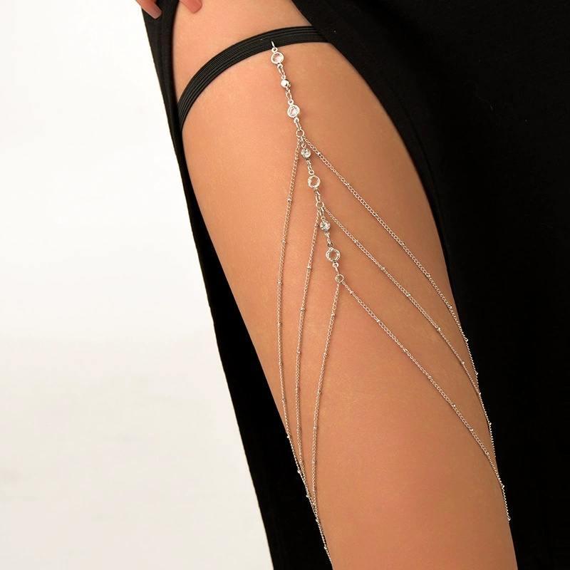 Body Jewelry Thigh Chain - 2025 nuevas mujeres bohemias muslo cadena