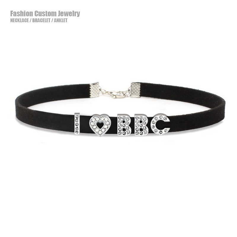 Body Jewelry Goth - Gargantilla gótica Sexy con letras de