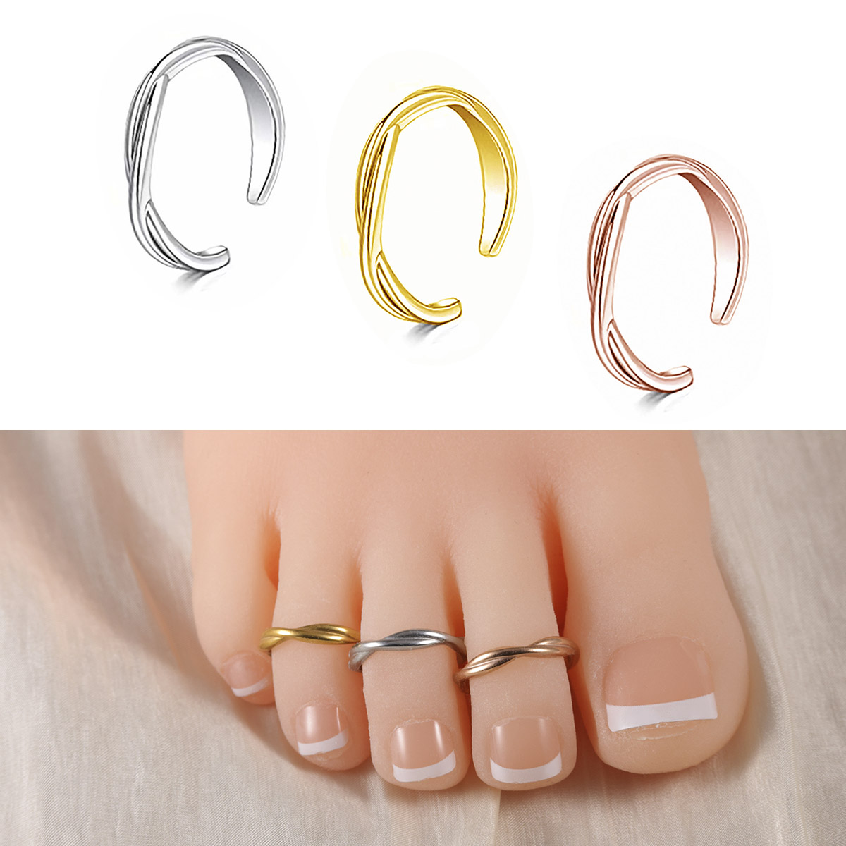 Body Jewelry Hoops - Anillo Simple de acero inoxidable para