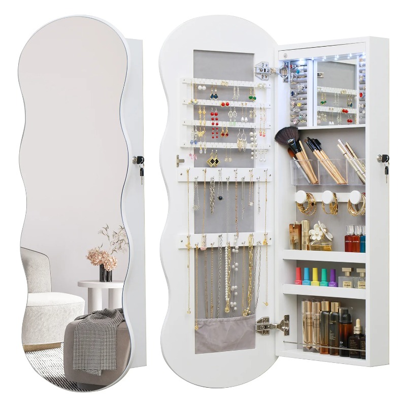 Body Jewelry Storage - Espejo de cuerpo entero europeo, sencillo,