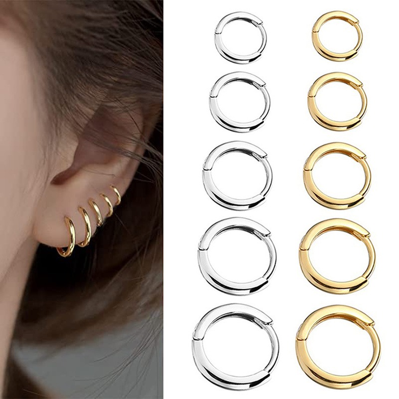 Conch Earring Hoop - 1 par de pendientes de aro