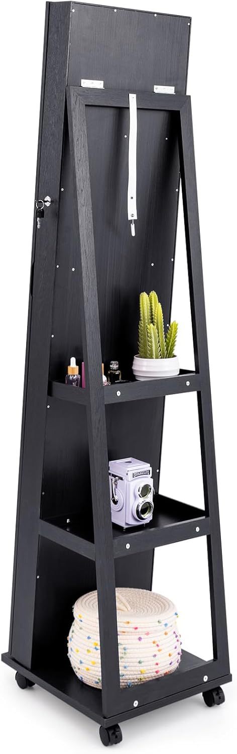 Body Jewelry Storage - Espejo inteligente giratorio de cuerpo entero