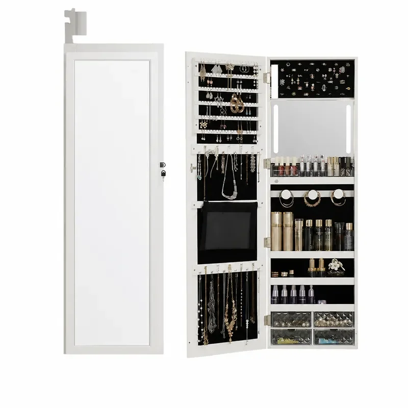 Body Jewelry Storage - Espejo de Cuerpo Entero Montado en