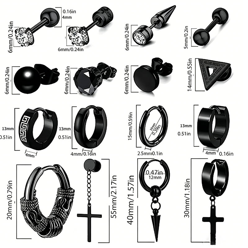 EVISPOL 1 Par de Aretes de Ace - Conch Earring Hoop reseña y precio