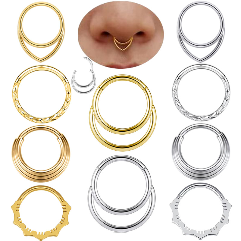 Pendientes de aro para la nari - Body Jewelry Cartilage Earrings reseña y precio
