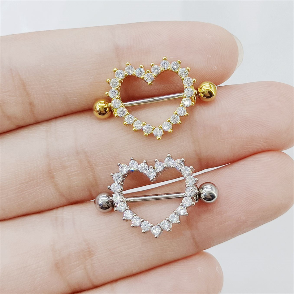 1 Par de Joyas de Titanio para - Body Jewelry Nipple Rings reseña y precio
