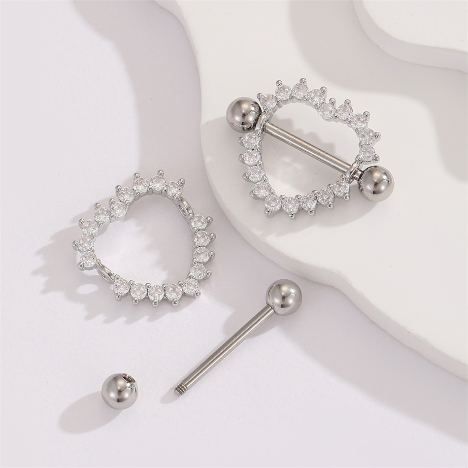 1 Par de Joyas de Titanio para - Body Jewelry Nipple Rings reseña y precio