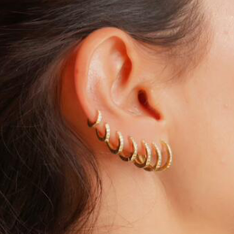 Pendientes de aro Huggies de c - Conch Earring Hoop reseña y precio