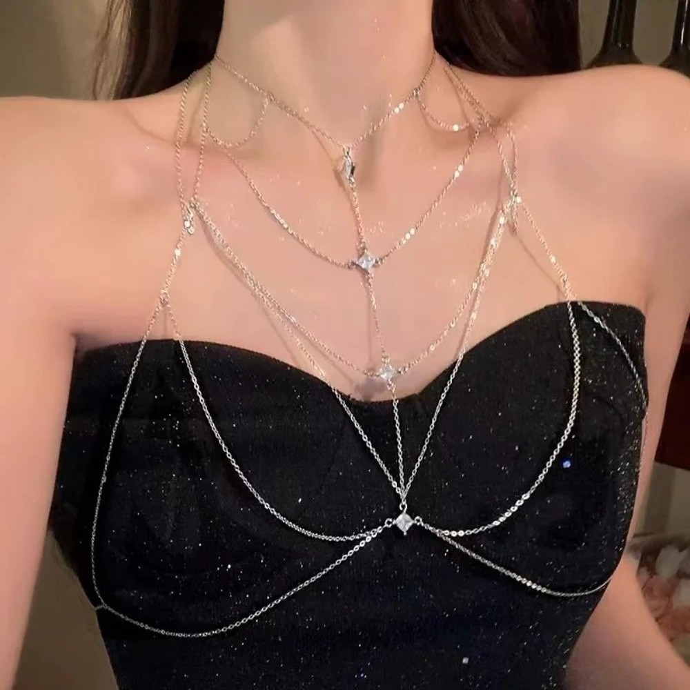 Cadena de Pecho con Brillantin - Body Jewelry Trend reseña y precio