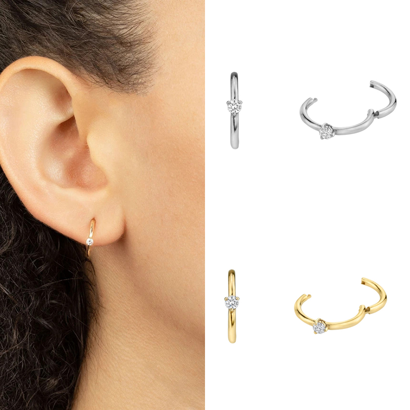 CRMYA-pendientes circulares de - Conch Earring Hoop reseña y precio