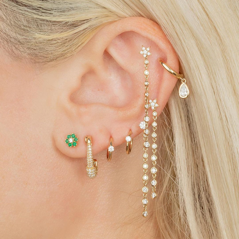 CRMYA-pendientes circulares de - Conch Earring Hoop reseña y precio