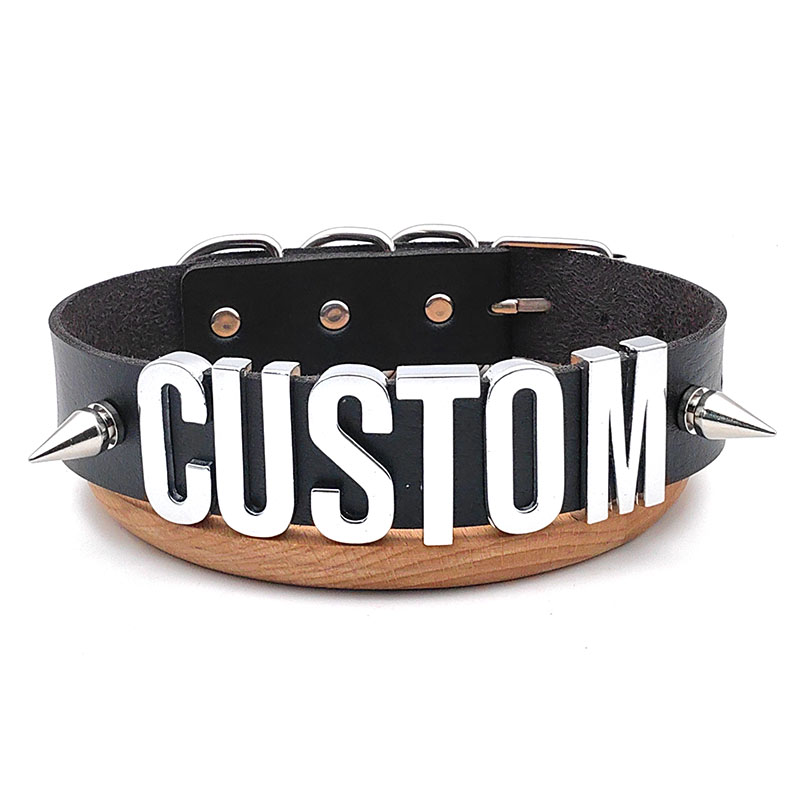 Punk remache letras personaliz - Body Jewelry Goth reseña y precio