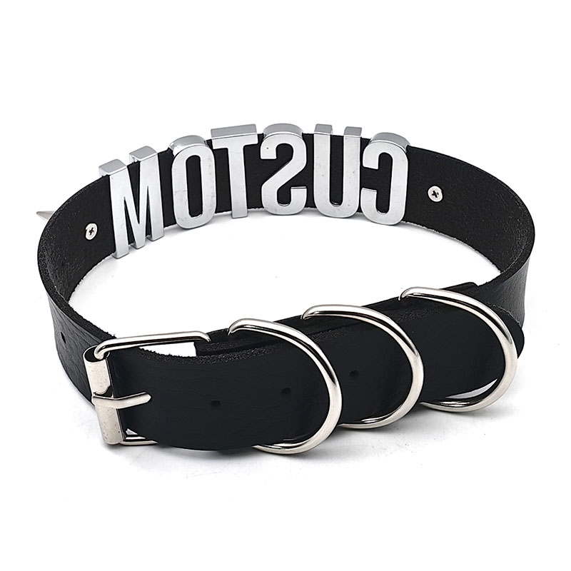 Punk remache letras personaliz - Body Jewelry Goth reseña y precio