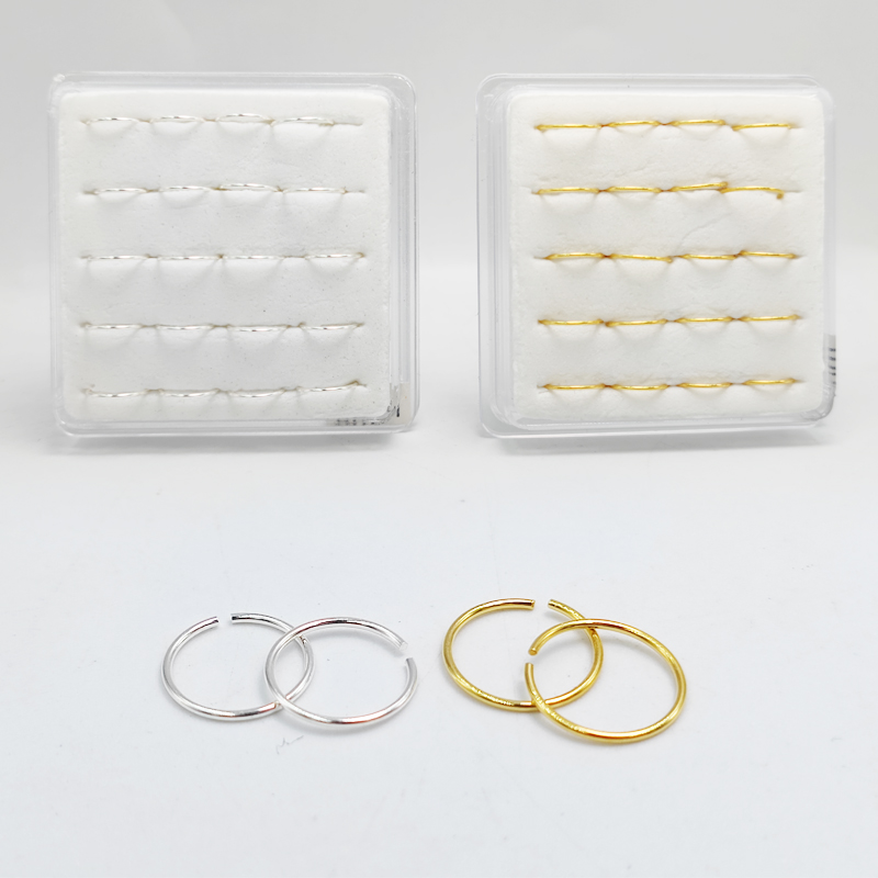 Anillo de plata de ley 925 par - Body Jewelry Cartilage Earrings reseña y precio
