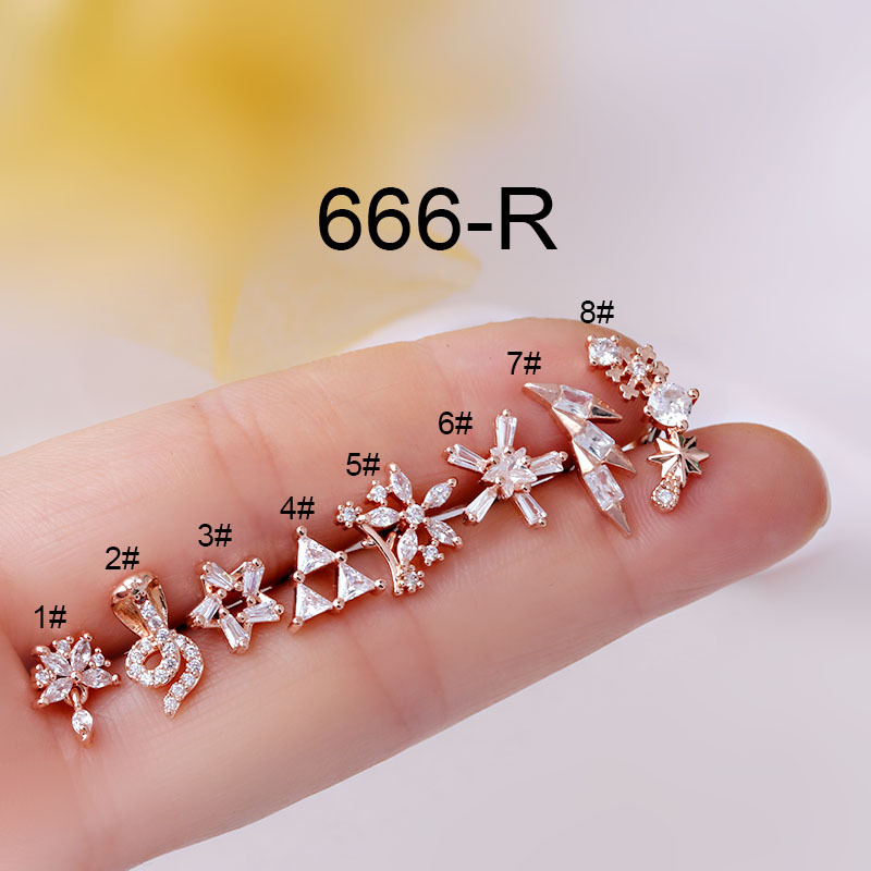 Pendientes de tuerca de acero  - Body Jewelry Trend reseña y precio