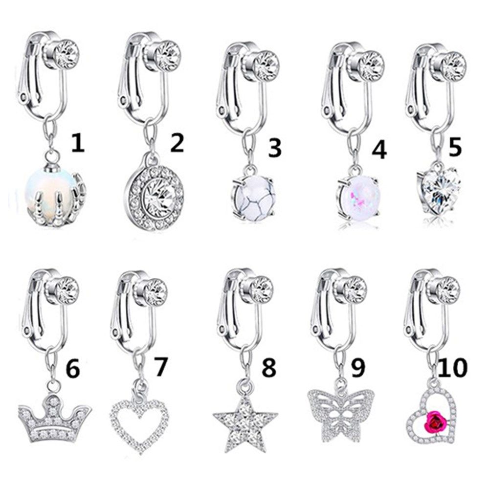 Accesorios Clip en pendientes  - Body Jewelry Cartilage Earrings reseña y precio