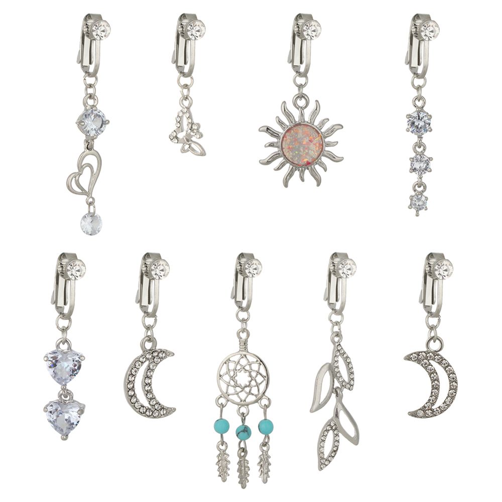 Piercing de ombligo falso, Cli - Body Jewelry Cartilage Earrings reseña y precio