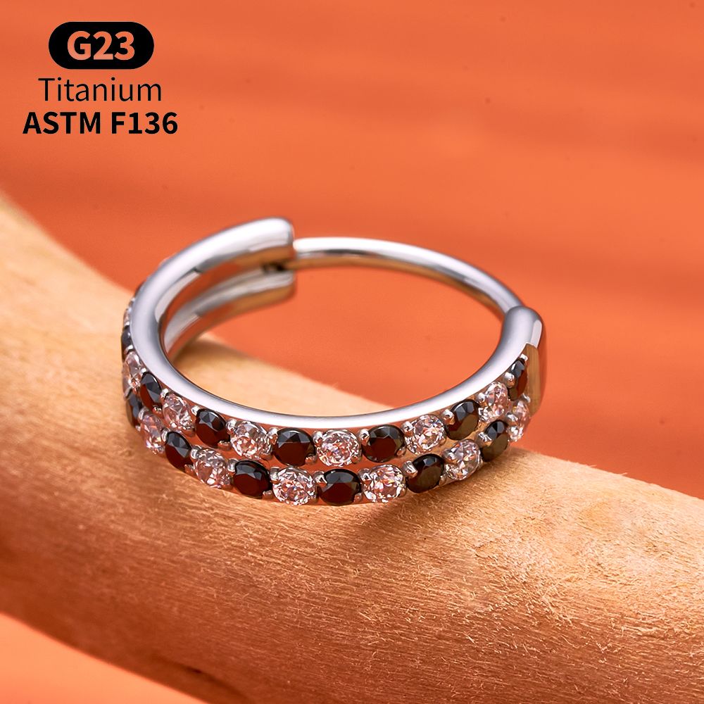 Anillo de Titanio G23 con Circ - Conch Earring Hoop reseña y precio