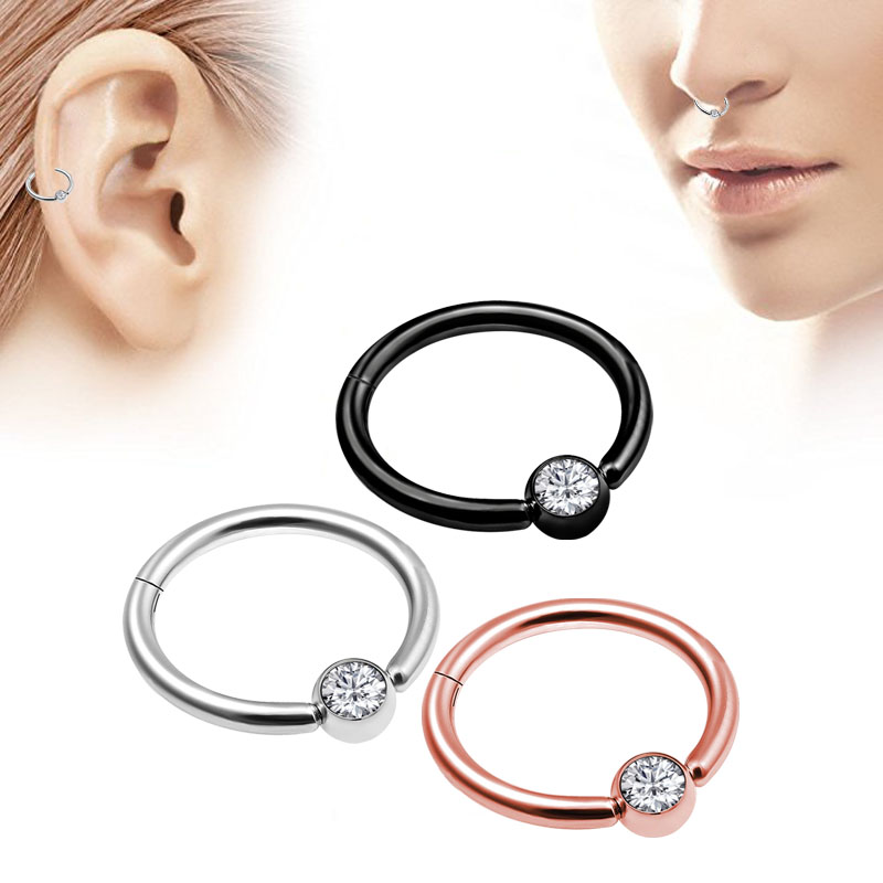 1 pieza de anillo de nariz est - Body Jewelry Cartilage Earrings reseña y precio