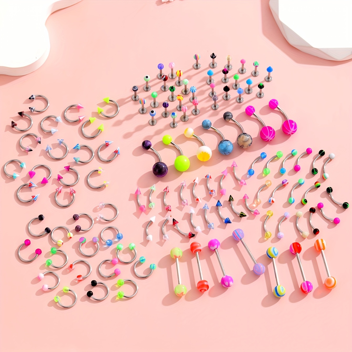 45/80/110 Uds mezcla de estilo - Body Jewelry Storage reseña y precio
