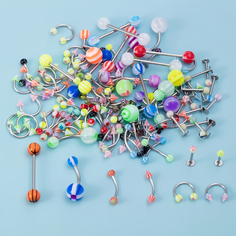 45/80/110 Uds mezcla de estilo - Body Jewelry Storage reseña y precio