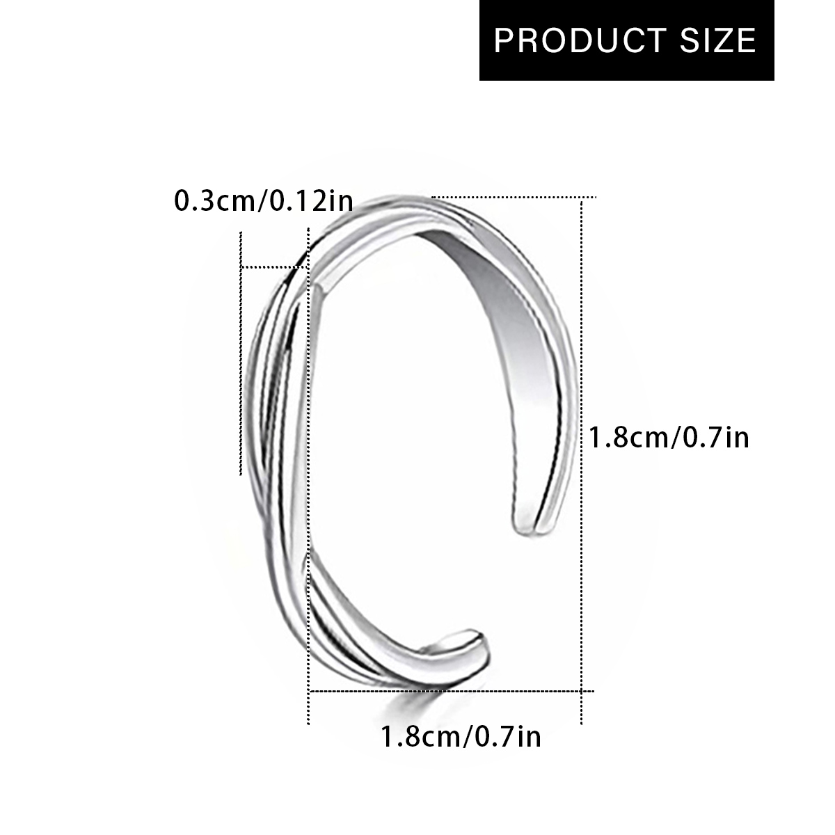 Anillo Simple de acero inoxida - Body Jewelry Hoops reseña y precio