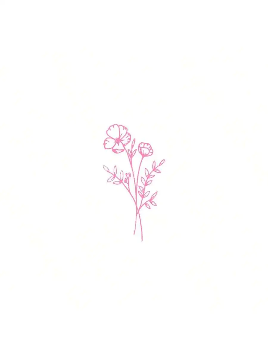 1 pegatina de flores silvestre - Body Jewelry Back reseña y precio