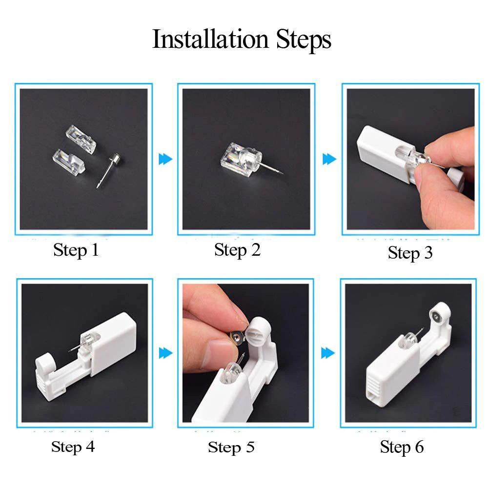 1-20 unids/set pistola para Pi - Body Jewelry Tunnels reseña y precio