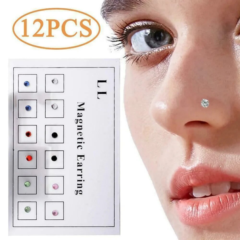 12 uds/tarjeta tramposo falso  - Body Jewelry Hoops reseña y precio