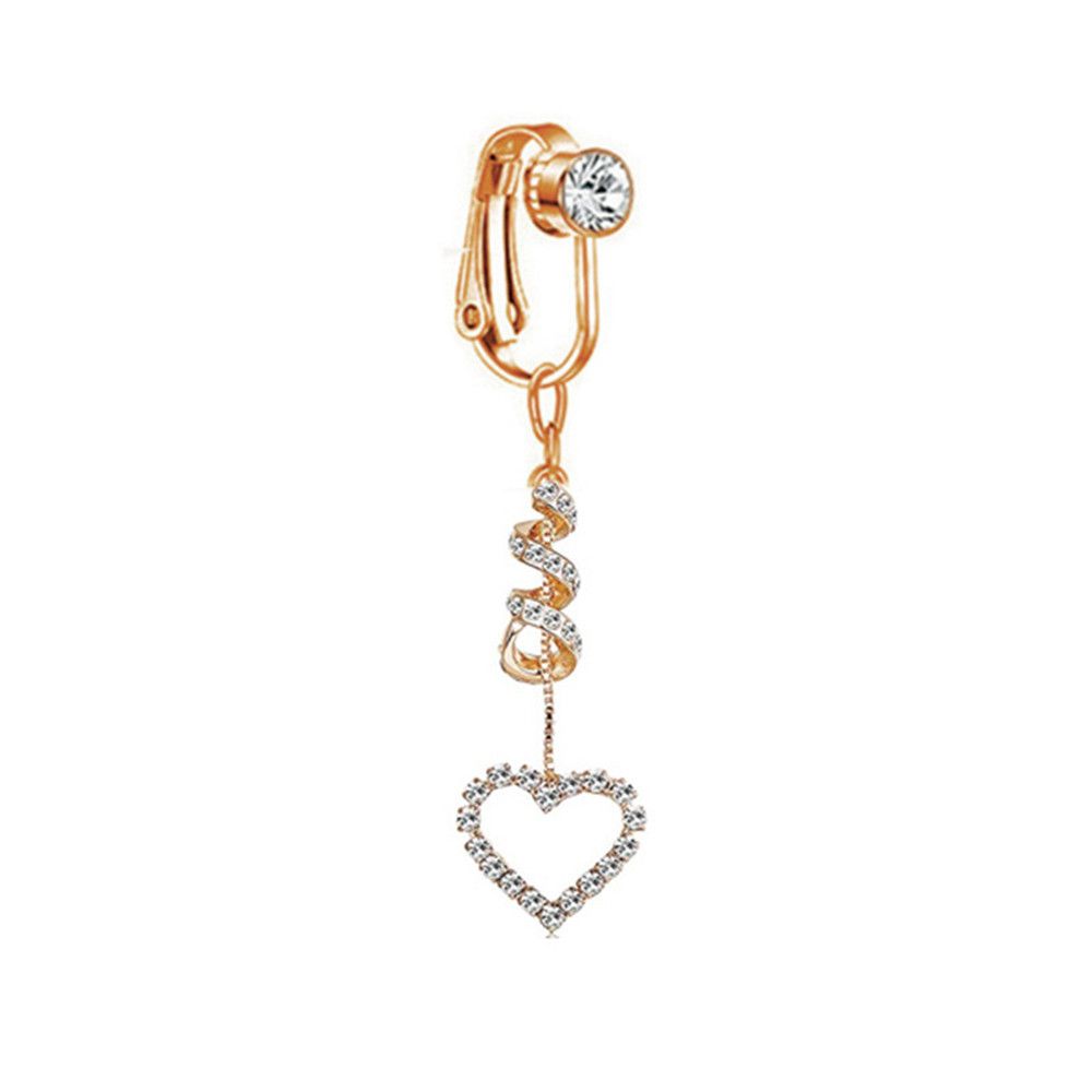 Clip para ombligo con diseño d - Body Jewelry Cartilage Earrings reseña y precio