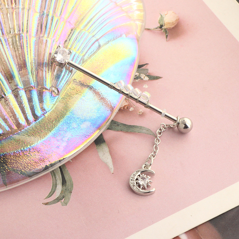 Pendientes largos con barra pa - Body Jewelry Trend reseña y precio
