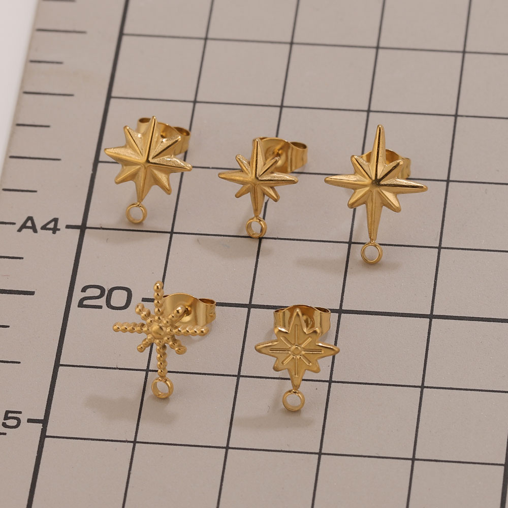 6 piezas de aretes de estrella - Body Jewels reseña y precio