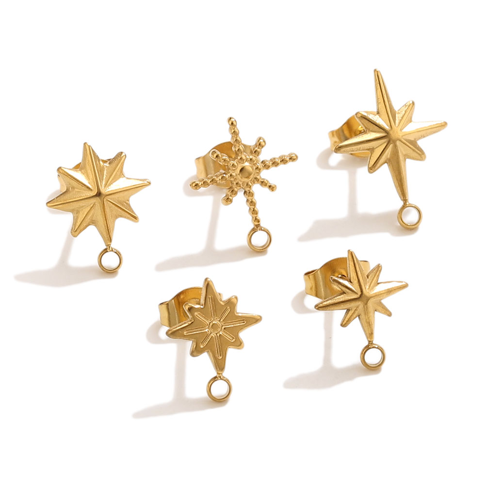 6 piezas de aretes de estrella - Body Jewels reseña y precio