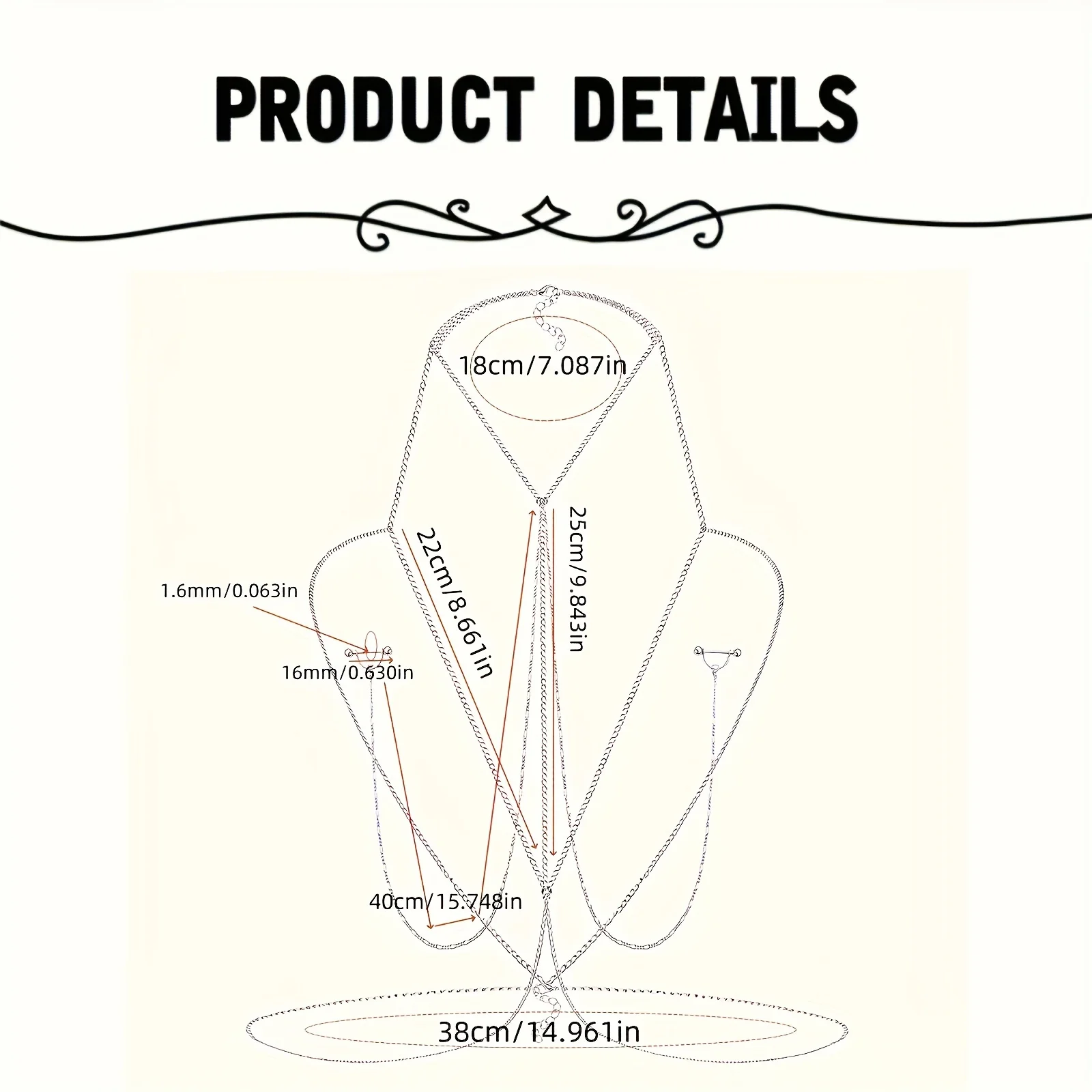 1 cadena para el cuerpo elegan - Body Jewelry Nipple Rings reseña y precio