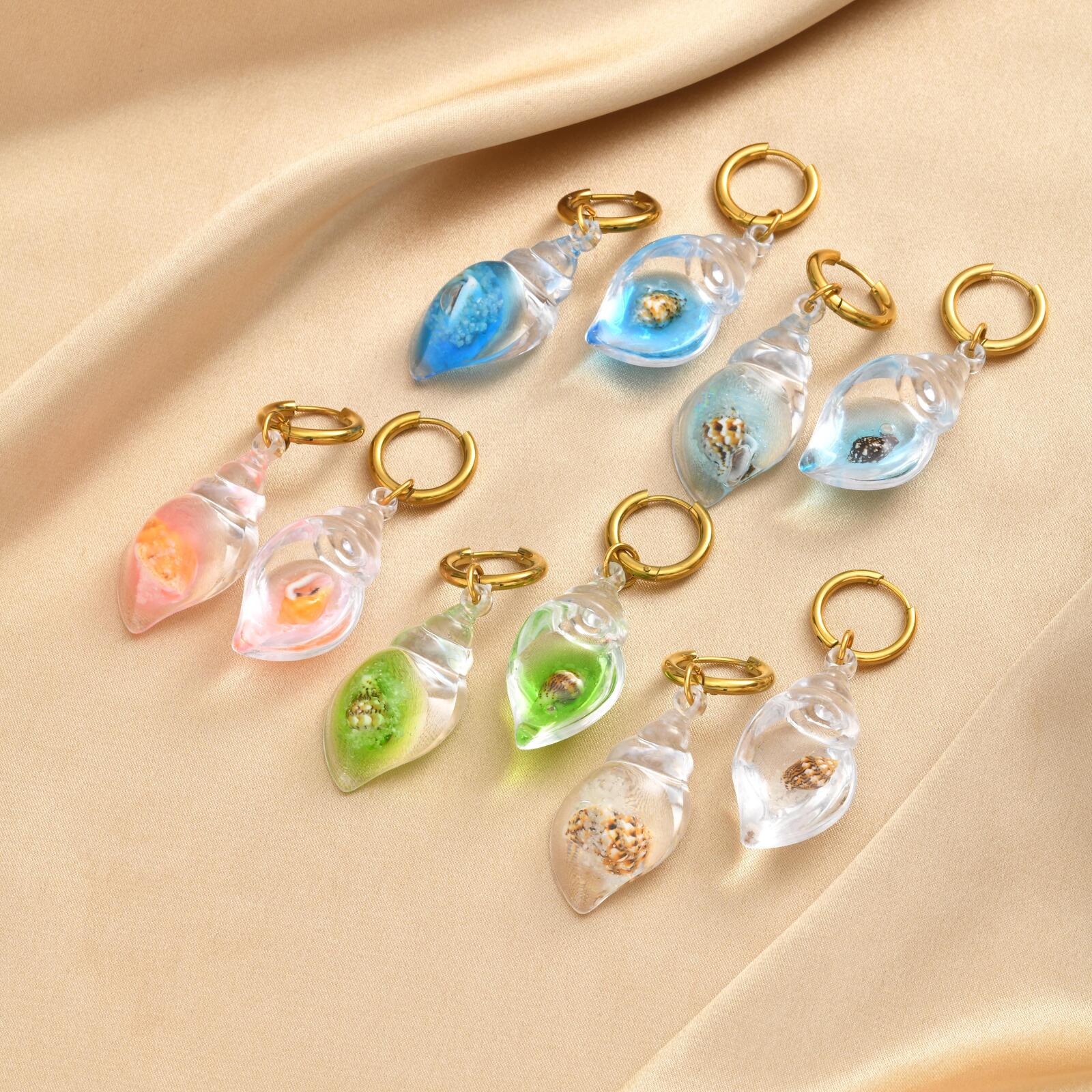 Pendientes de Aro con Forma de - Conch Earring Hoop reseña y precio