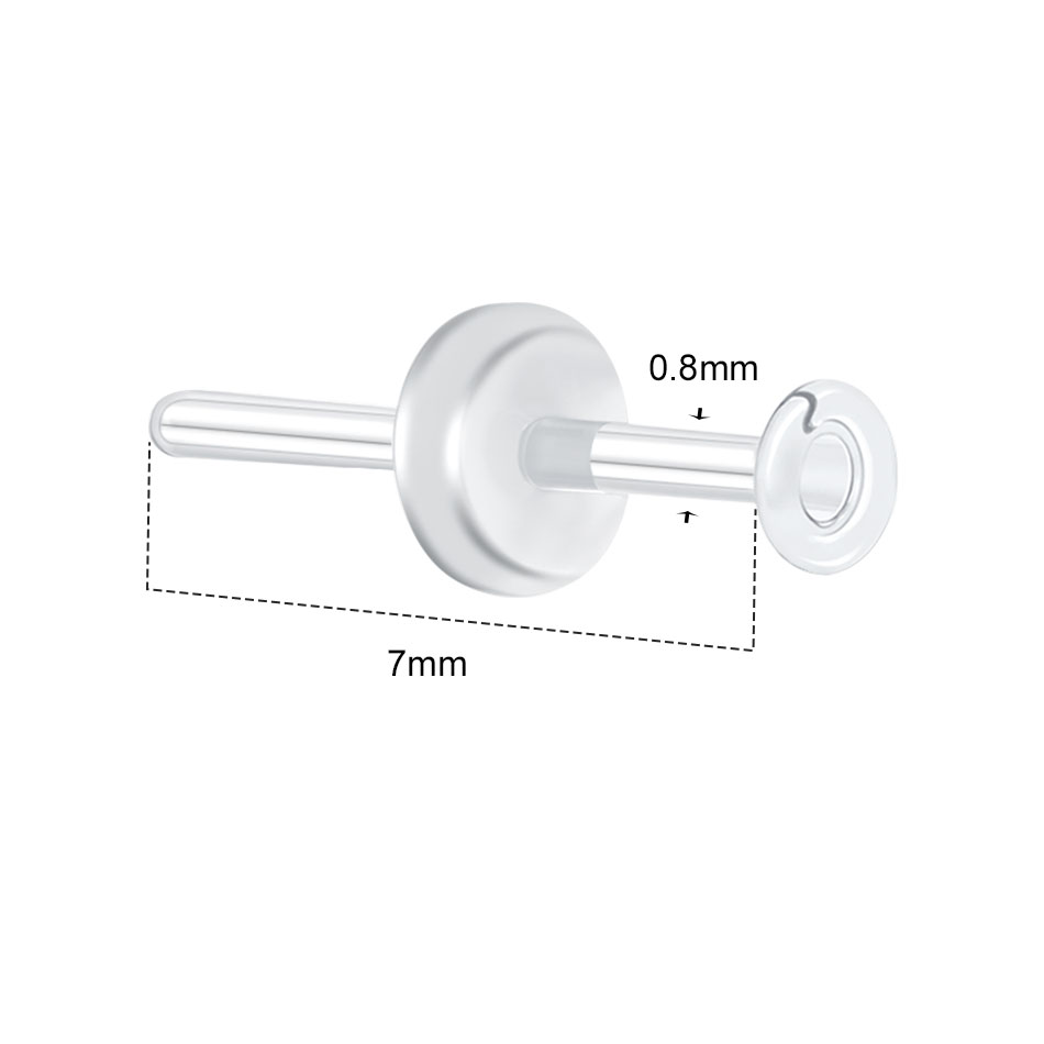1/5PCS Piercing de Nariz de Cr - Body Jewelry Storage reseña y precio