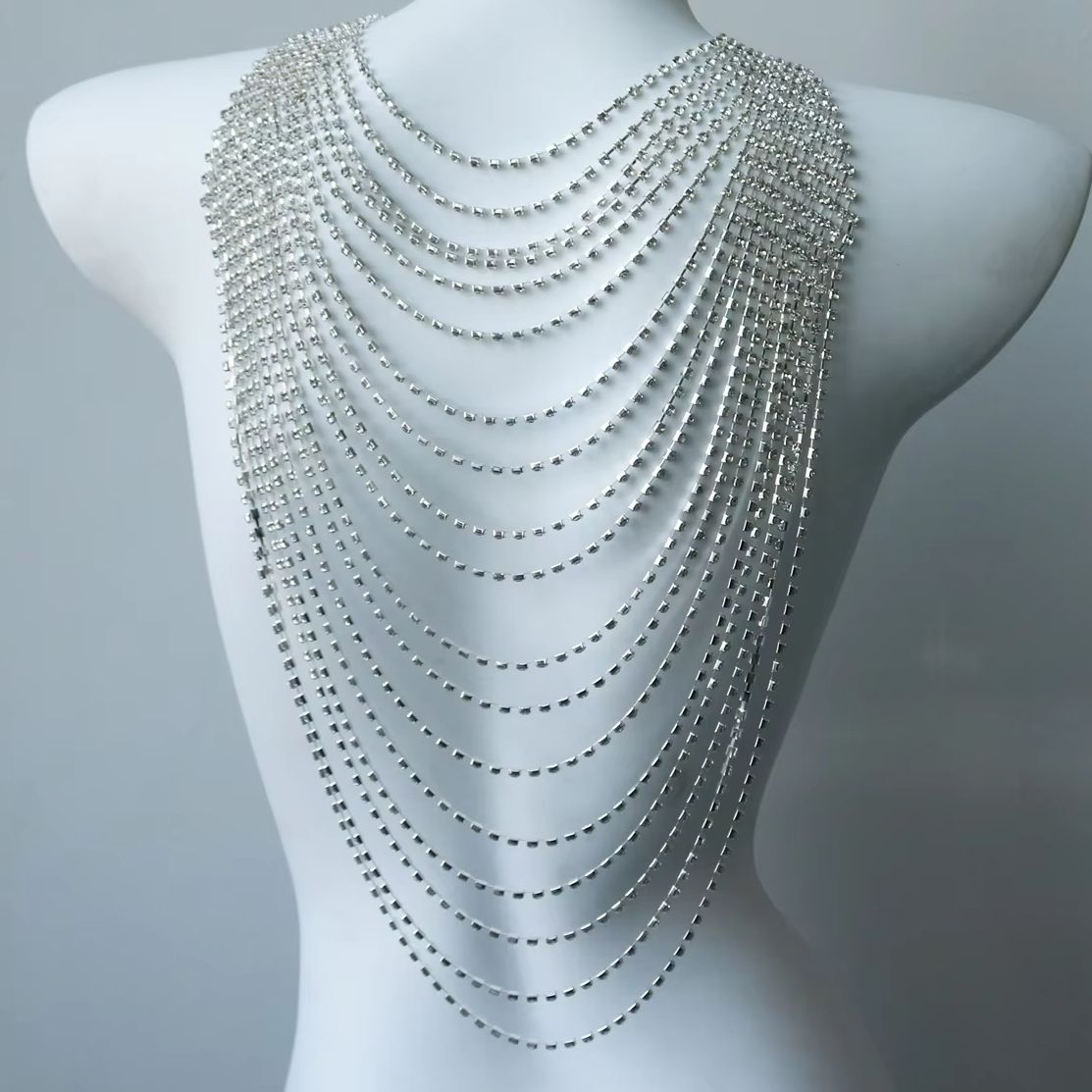 Elegante Cadena Corporal Multi - Body Jewelry Back reseña y precio