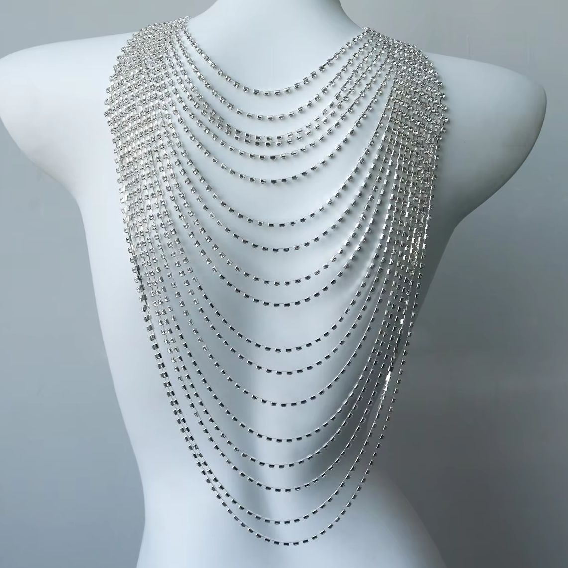 Elegante Cadena Corporal Multi - Body Jewelry Back reseña y precio