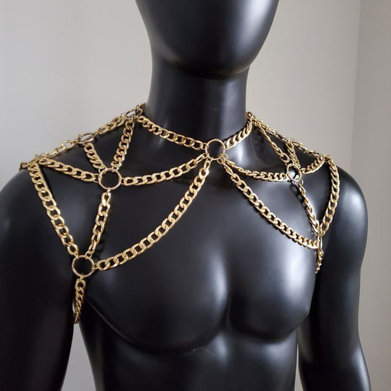 Punk hombres hombro cuerpo cad - Body Jewelry Back reseña y precio