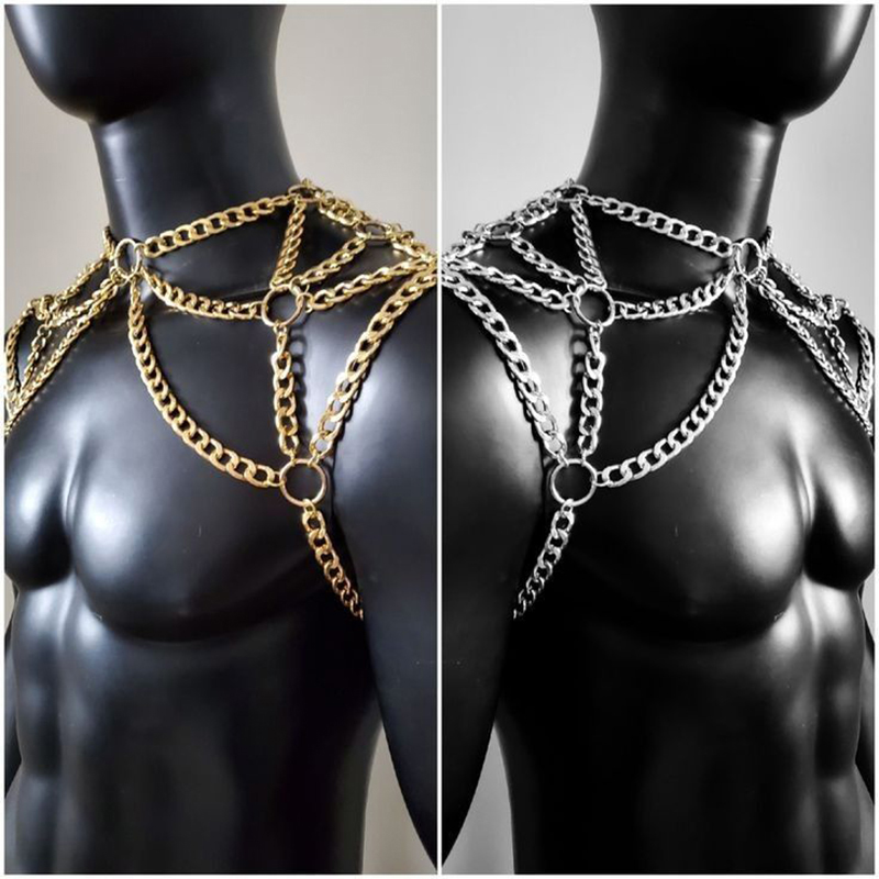 Punk hombres hombro cuerpo cad - Body Jewelry Back reseña y precio