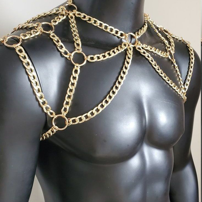 Punk hombres hombro cuerpo cad - Body Jewelry Back reseña y precio
