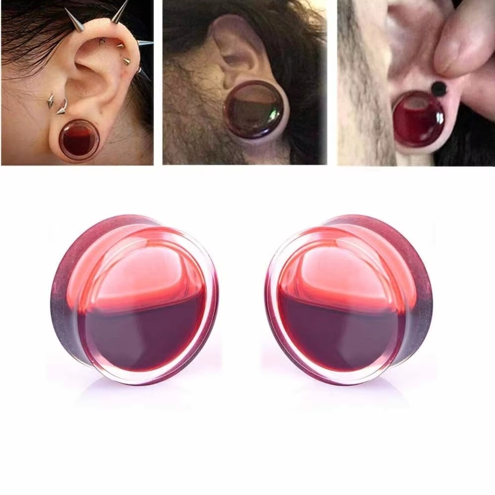 Joyería para piercing de doble - Body Jewelry Tunnels reseña y precio
