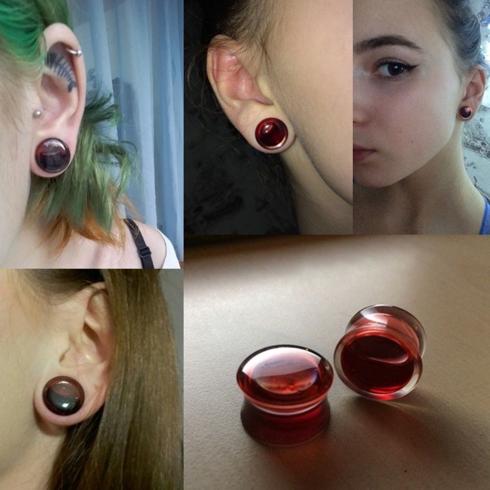 Joyería para piercing de doble - Body Jewelry Tunnels reseña y precio