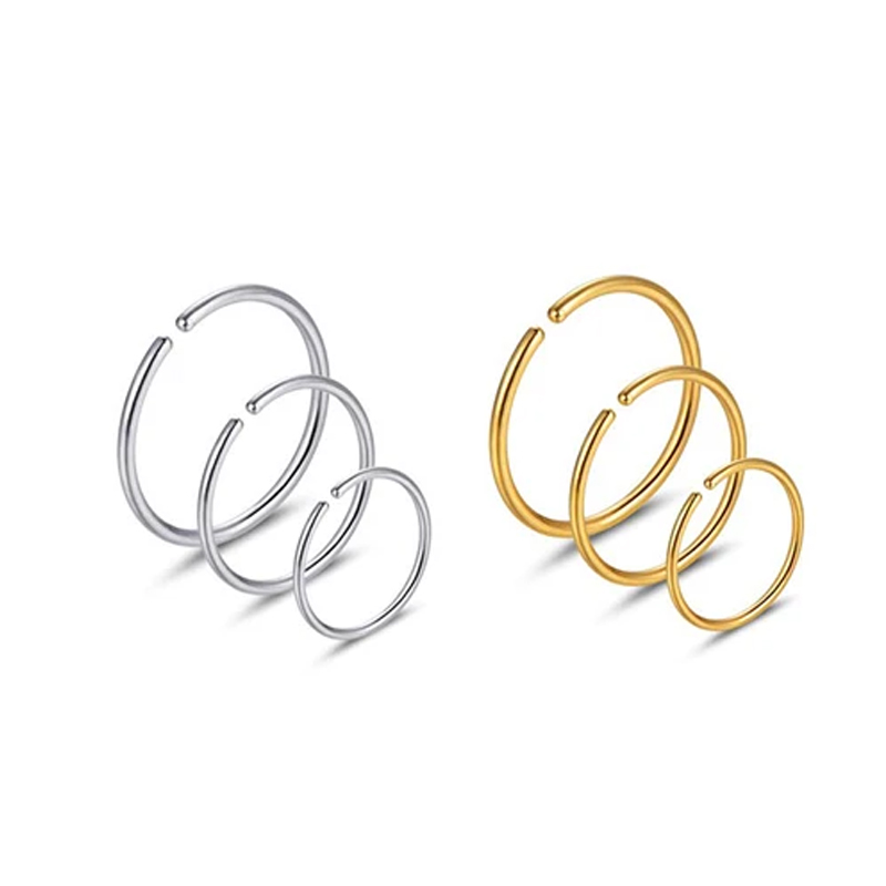 Lote de 6 Anillos Hipoalergéni - Body Jewelry Cartilage Earrings reseña y precio