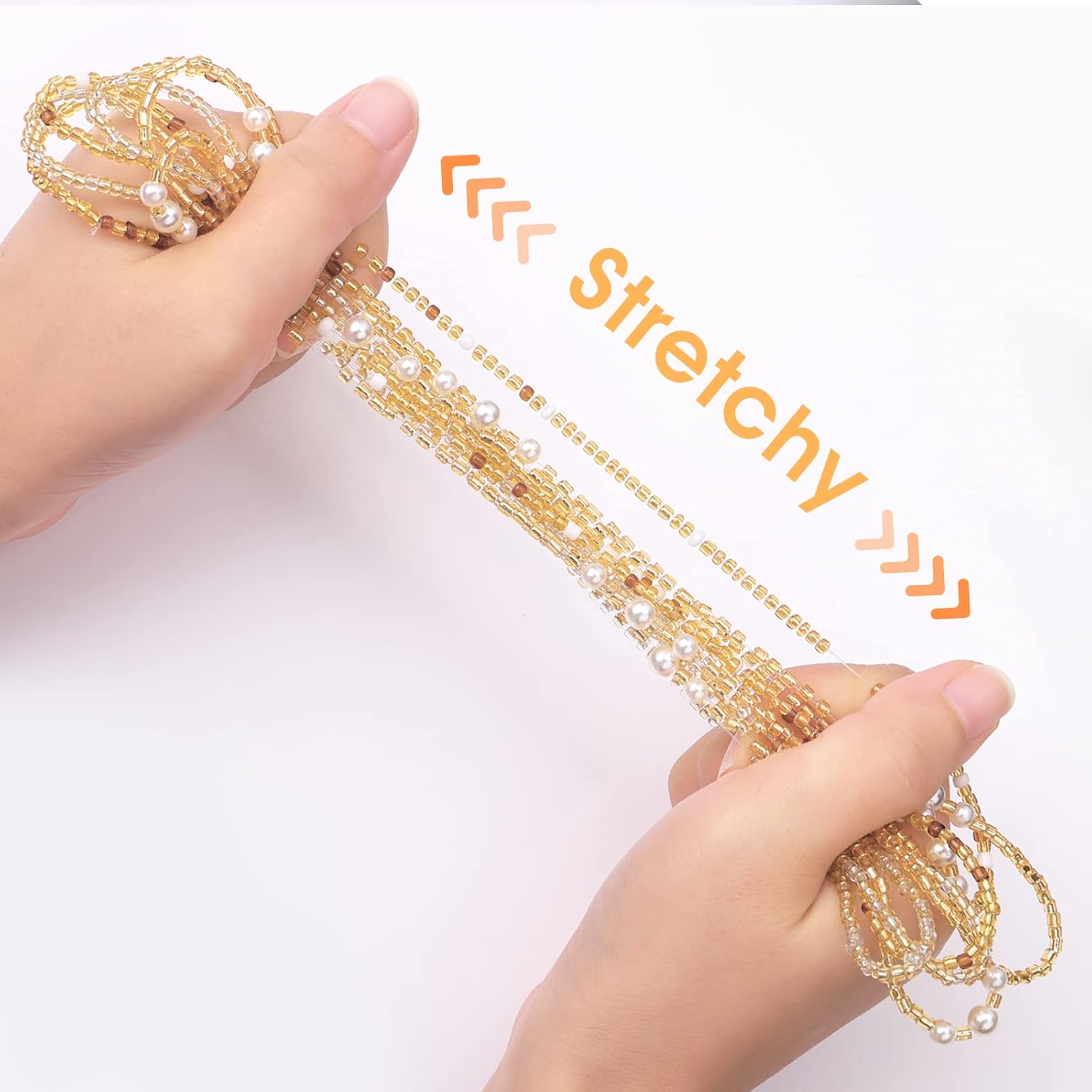 Cadenas de Cintura Elásticas A - Qualiti Body Jewelry reseña y precio