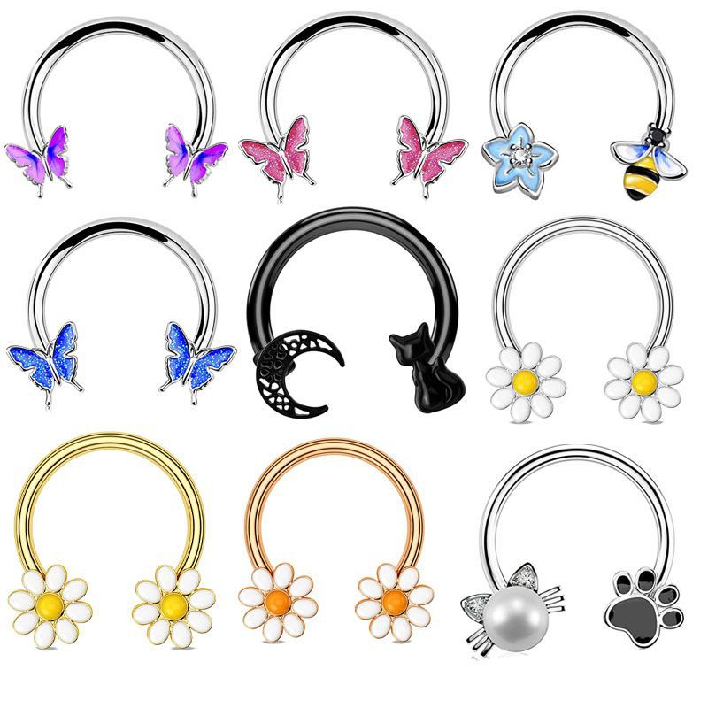 Pendientes de Aro de Acero Qui - Body Jewelry Cartilage Earrings reseña y precio