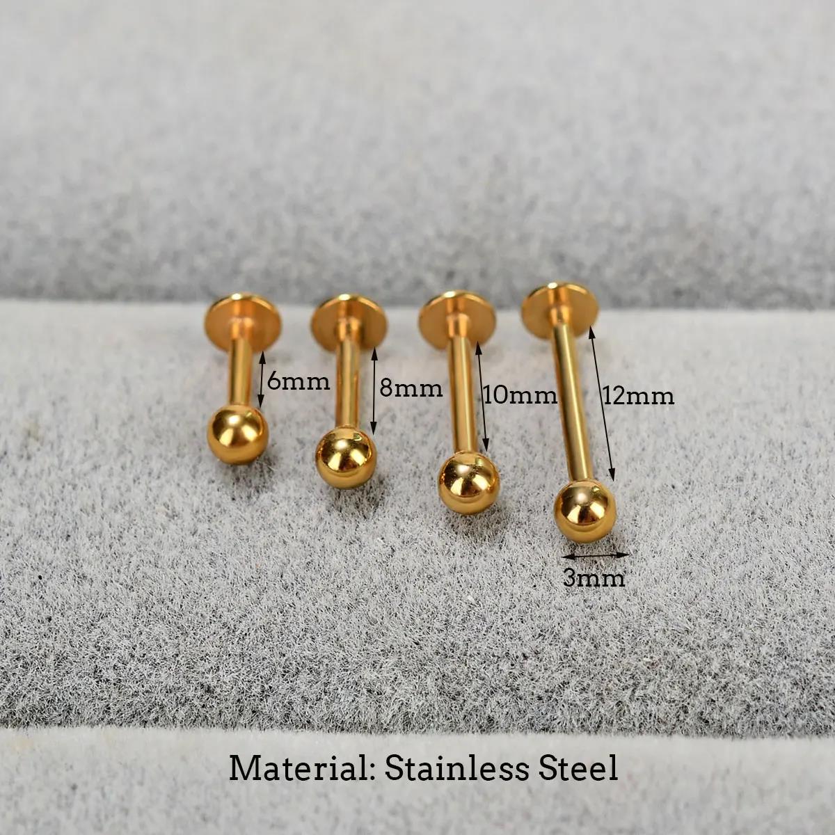 6/8/10/12mm Acero inoxidable b - Body Jewelry Trend reseña y precio