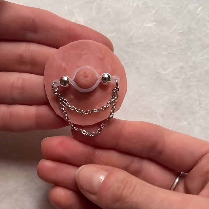 1 par de anillos para pezones  - Body Jewelry Nipple Rings reseña y precio