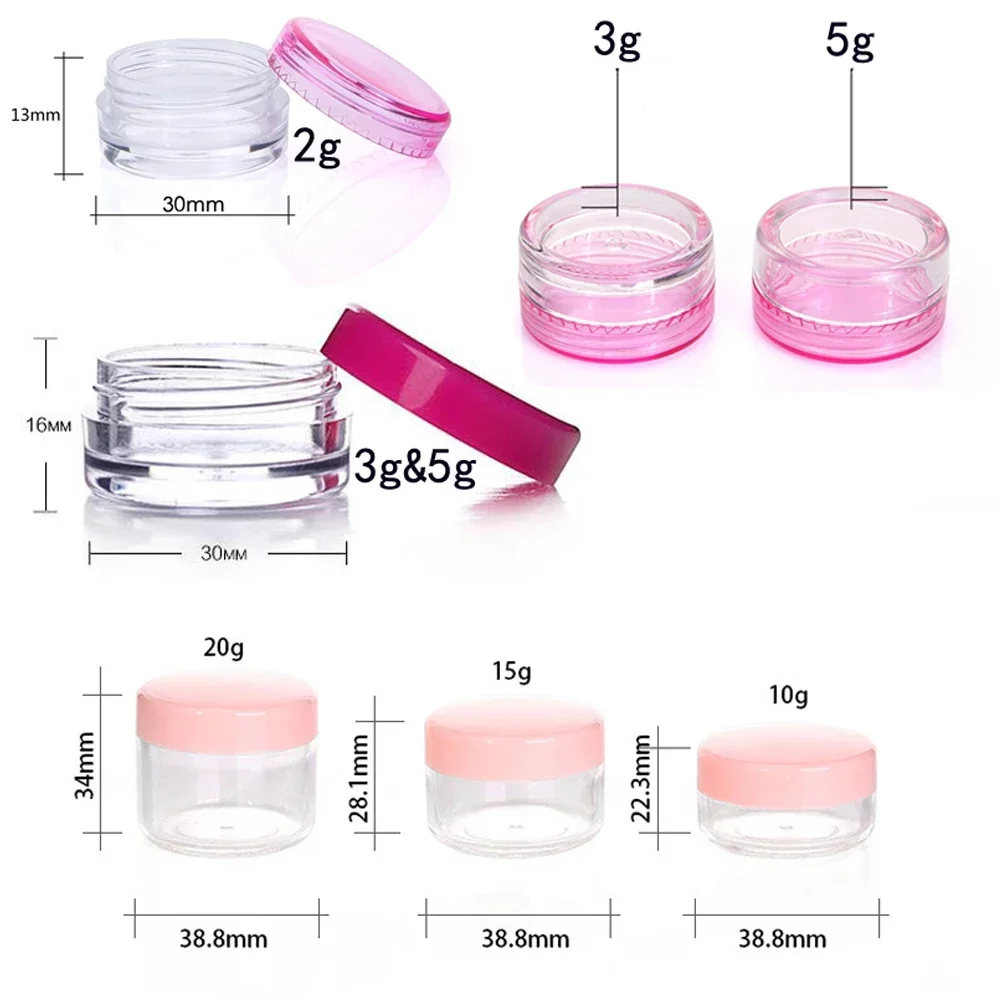 100 Unidades de Tarros Pequeño - Body Jewelry Storage reseña y precio