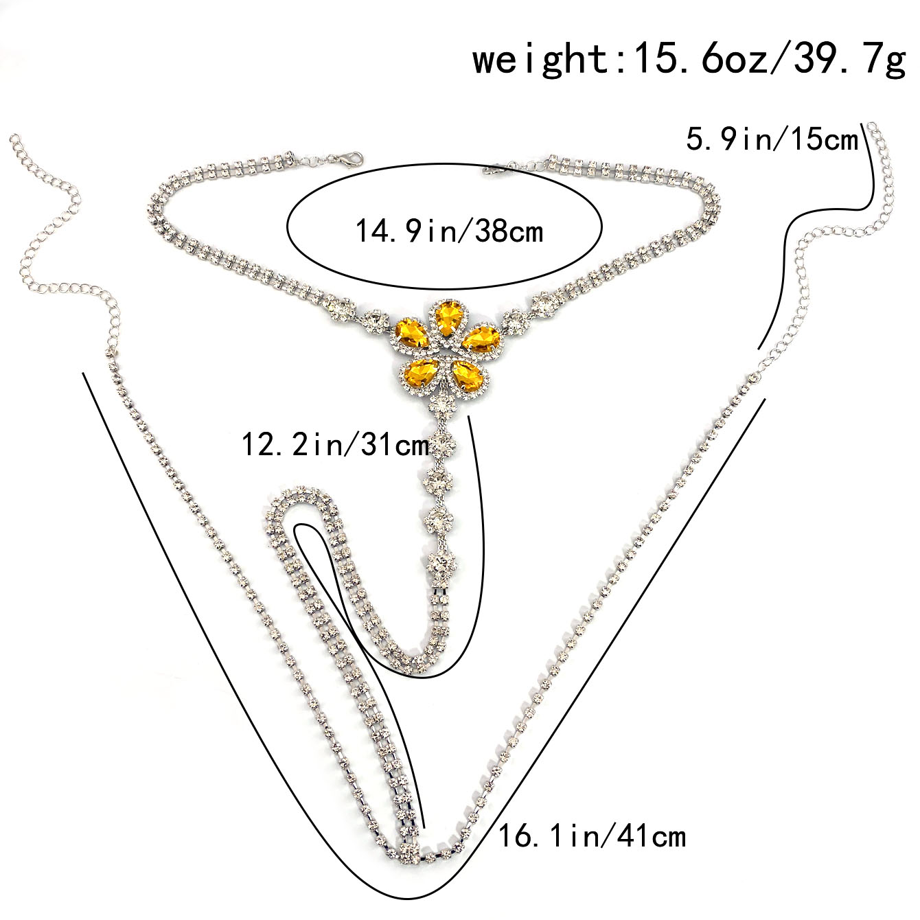 Conjunto de Tanga de diamantes - Body Jewels reseña y precio
